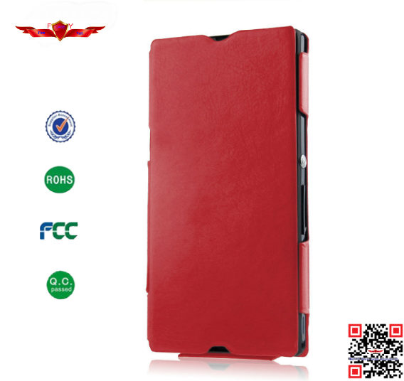 Ultra Thin Import Italy Flip Leather Cover Case For Sony Xperia Z Ultra XL39H Multi Color