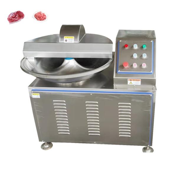 Industrial meat bowl cutter meat bowl cutter 500kg electric sausage meat cutter bowl chopping machine