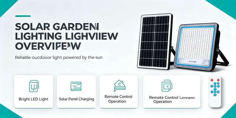 Solar Yard Lights High Efficiency LED Outdoor Courtyard Landscape Solar Lighting