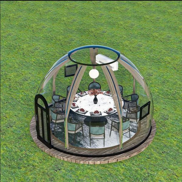 House Transparent Camping Hotel Prefabricated Dome for Camping Bubble House