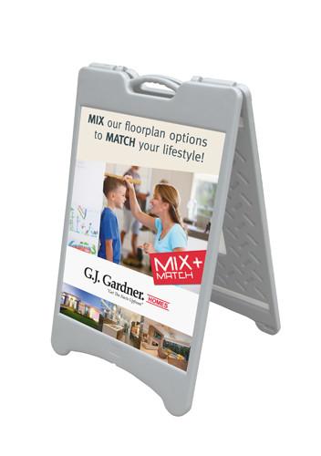 Advertising Outdoor Banner Stands A Frame Advertising Board PE Material