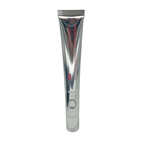 Customized Lotion Squeeze Tube Eye Cream Massage Packaging Cosmetic Plastic Soft Tube with Massage Applicator Zinc Alloy
