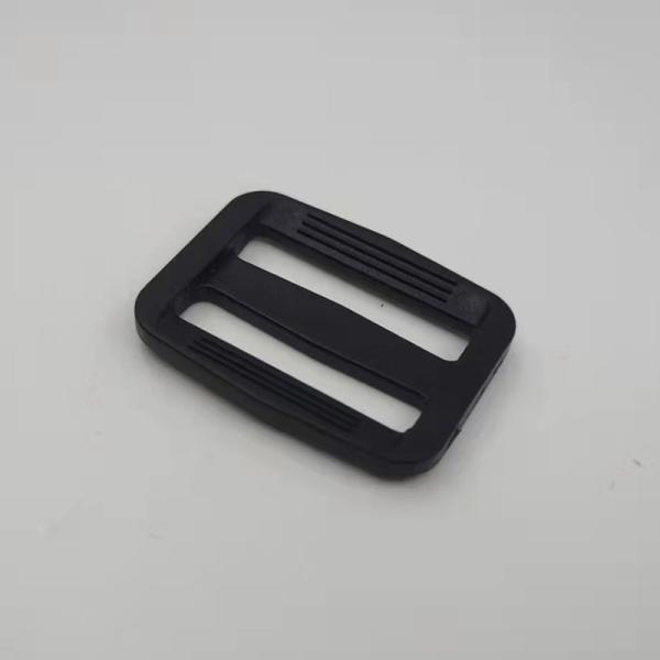 Custom Logo 24.7mm Plastic Clasp Buckle 1 Inch Plastic Triglides Slides