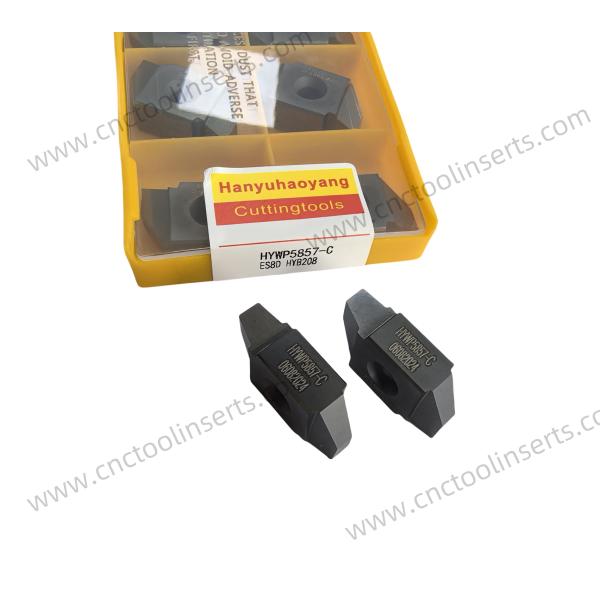 PVD Coated HYB208 CNC Cyclone Milling Series Inserts, Model HYWP5047-J, Suitable For Machining All Difficult-To-Cut Materials Except High-Temperature Alloys.