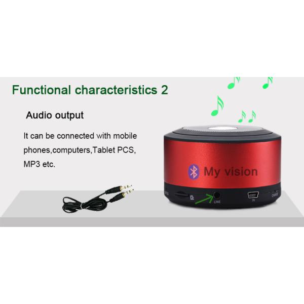 звуковой ящик мини смартфона диктора Bluetooth куба 650mAh беспроводного черного круглого