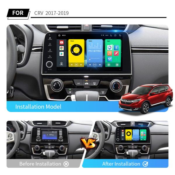 2017-2019 Honda Crv Android Radio Head Unit 9 Inch 1 Din Honda Android Radio