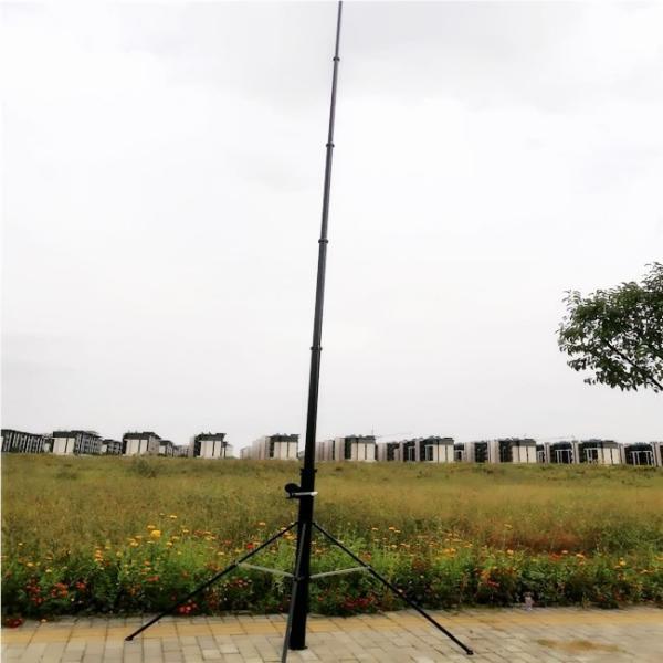 Ворот вверх по 6063 рангоуту антенны ТВ CCTV 40ft Alu выдвигая