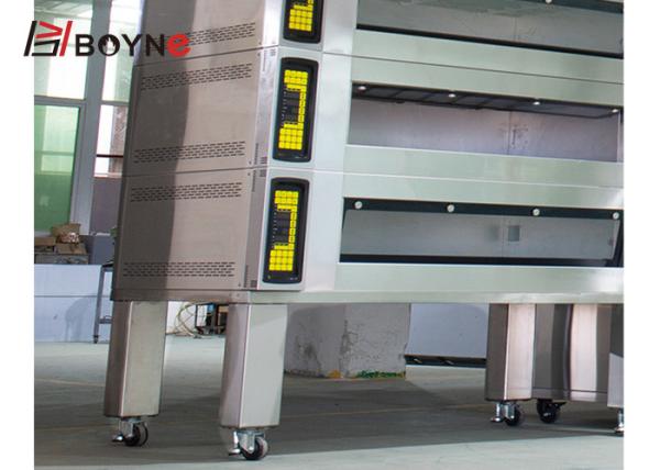 Industrial Bakery Gas Deck Oven With Intelligent Control System for bakery shop