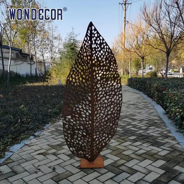 скульптура сада лист металла стальной скульптуры 3D 2D Corten современная