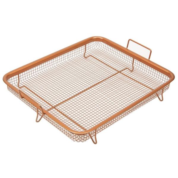 As seen on TV Air Fryer copper crisper chef baking tray set copper basket gotham copper bakeware