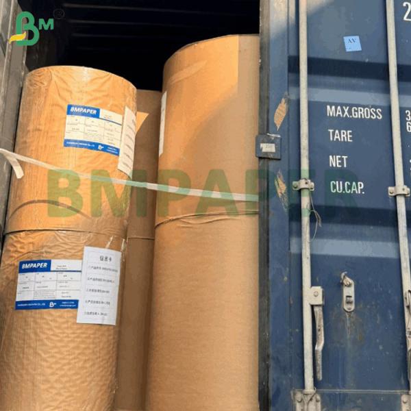 55gsm BPA-Free Thermal Coating Paper Jumbo Roll Natural / High White 790mm 860mm