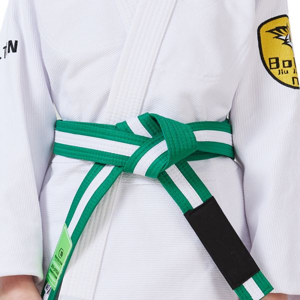 White 350gsm Pearl Weave BJJ Gi 100% Cotton Breathable Brazilian Jiu Jitsu Uniform For Kids