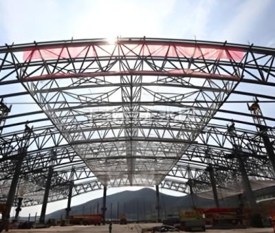 Multi-span Continuous Steel Truss for Industrial Buildings and Warehouses