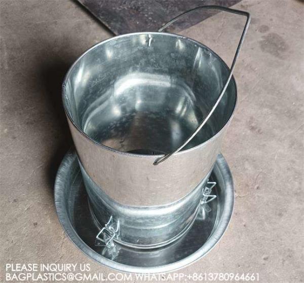 Chicken Feeder Galvanized Chicken Feeder POULTRY FARM Poultry Husbandry Steel Equipment