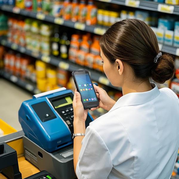 4G / Wifi / Bluetooth Terminal portátil Pda inoxidable Computadora móvil para