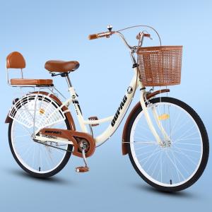 Bicicleta de estrada de aço de alto carbono de cidade para moça / moça