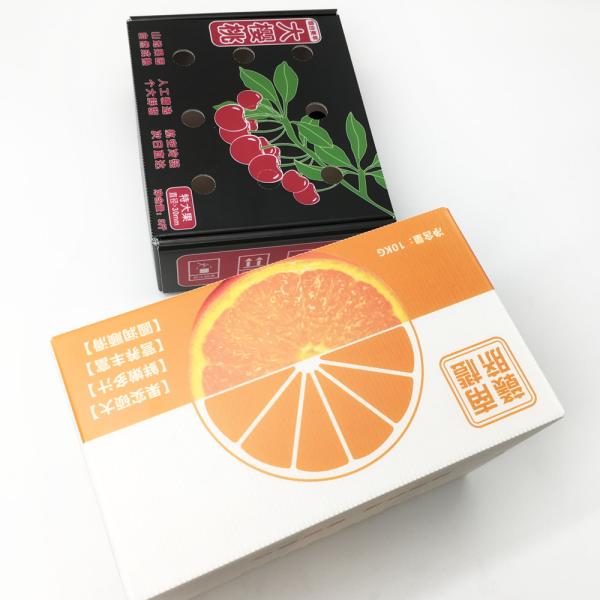Moisture Resistance Water Proof Corrugated Fruit Carton Seafood Box