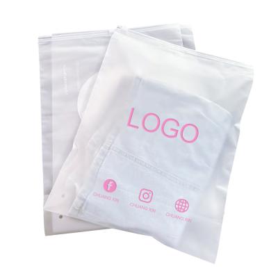 CTCX Frosted Plastic Packaging Zipper Tshirt Bag Clothing Zip Lock Plastic Packaging Bag Zip Sac Plastique Frosted Zipper Bag