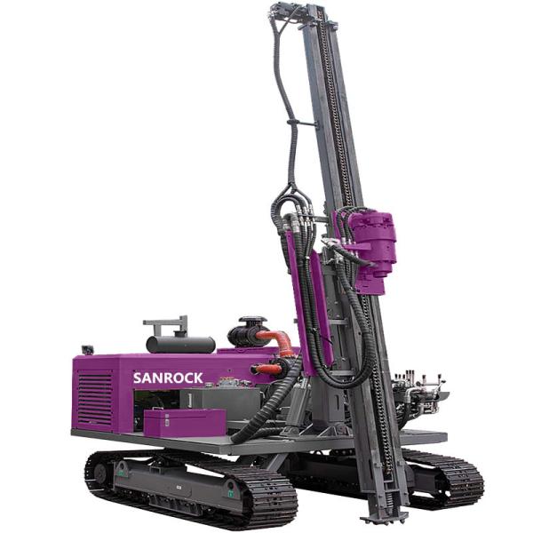 Pile Driving Equipment Groundwork Solar Pile Drilling Rig Hydraulic Screw Pile Driver