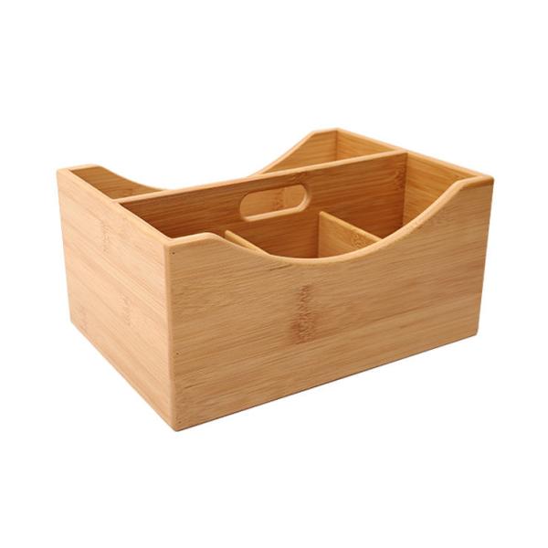 Держатель утвари организатора стола природы бамбуковый для кухни