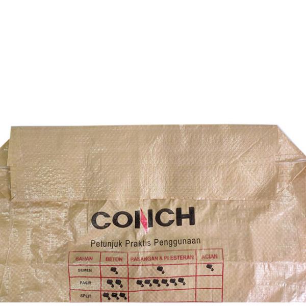 Oil Proof PP Woven Cement Bags Grain 40-250gsm Polypropylene