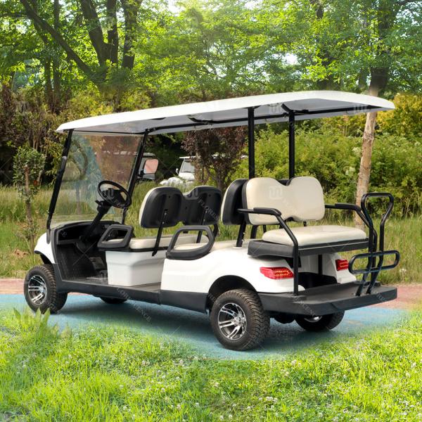 590K Utility 6 Seater Golf Cart Off Road Tires For Club Hotel