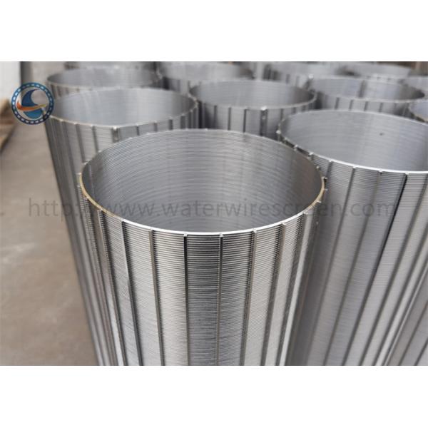 Stainless Steel 321 Wound Slot Johnson Vee Wire Screen Cylinder For Strainer