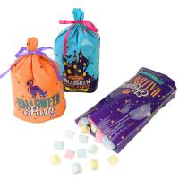 Sachet en plastique de cordon de festin de tour de Halloween 5.5*7.6inches asp