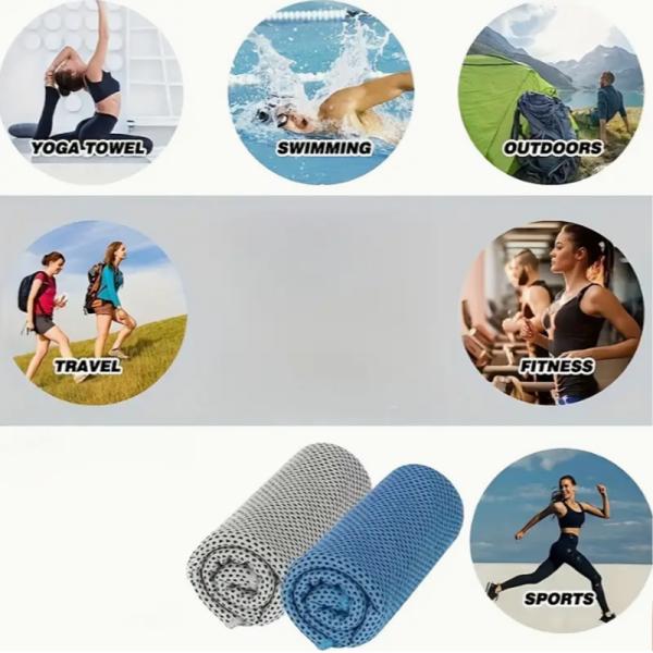 Toalla deportiva de microfibra resistente a los olores y de alta absorción para aventuras al aire libre