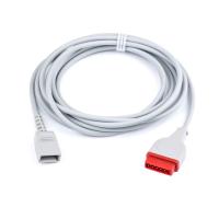 Pin del cable 11 de la presión arterial del lado del transductor de Utah con el conector rojo