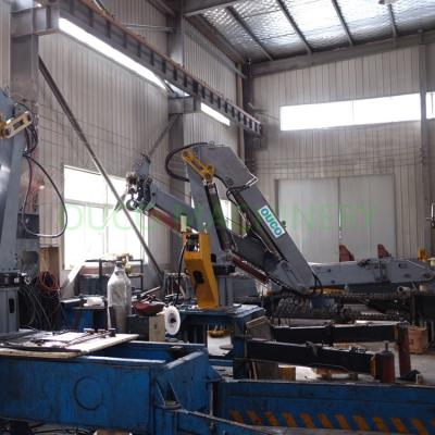 0.6T suporte telescópico Marine Cranes da plataforma do crescimento 8m