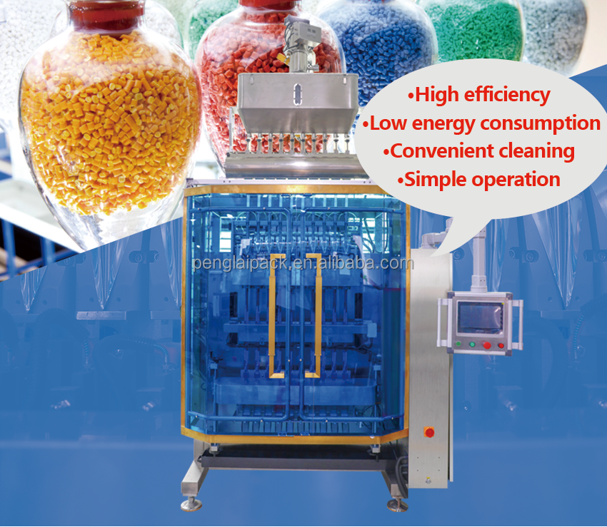 Advanced High Quality Instant Coffee Salt Sugar Stick Sachet Multi Lanes Coffee Stick Packing Sealing Machine
