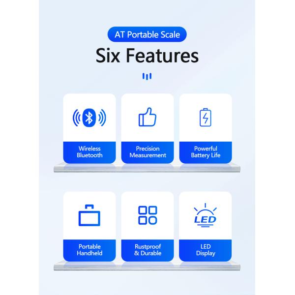 Industrial Weighing Made Easy with SOHE AT Bluetooth Scale and 6-Digit LED Display