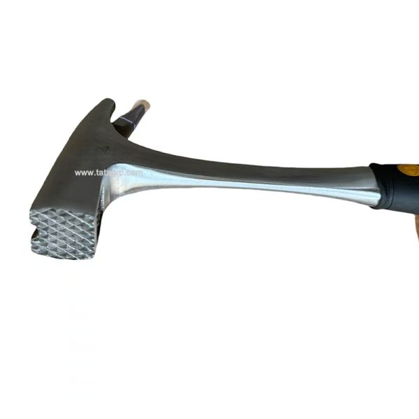 Roofing hammer with whole metal handle