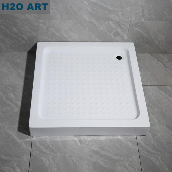 Four Side Acrylic Shower Tray with Big Iron Frame Legs Bath Tray