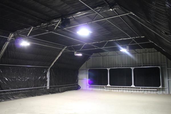 100 Micron PE Film Greenhouse Single Layer Plastic Tunnel Greenhouse