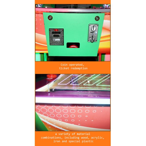 Curve Surfuce Air Hockey 2 Players Coin Operated Machine / Ticket Redemption Games