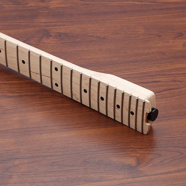 Satin Finish Maple Wood Guitar Neck Six  String ST Electric Guitar Neck Replacement