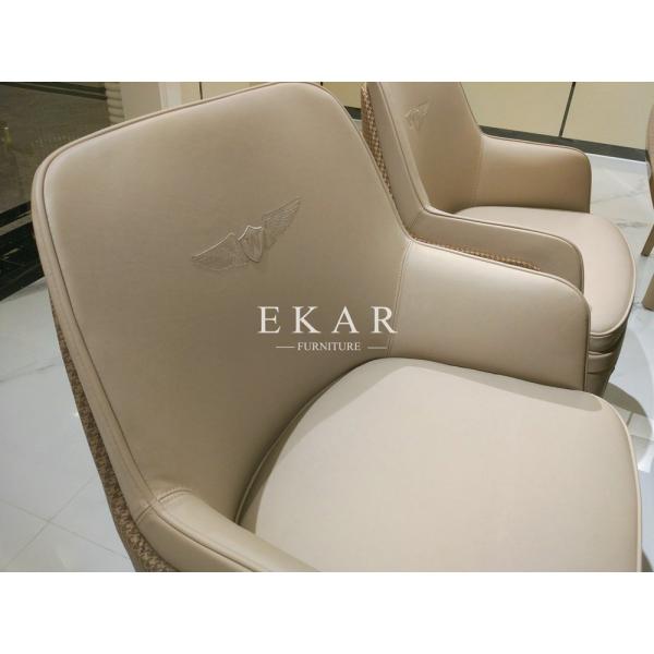 Modern Deluxe Chair Elegant Luxury Leather Dining Chair W001D5A