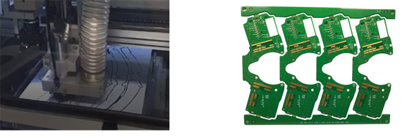 Небольшая следа ноги стойки машина маршрутизатора PCB самостоятельно позволяет Dia 0.6mm направляя биты