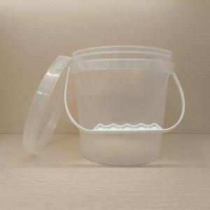 Polyethylene Polypropylene Clear Plastic Drink Buckets Corrosion Resistant