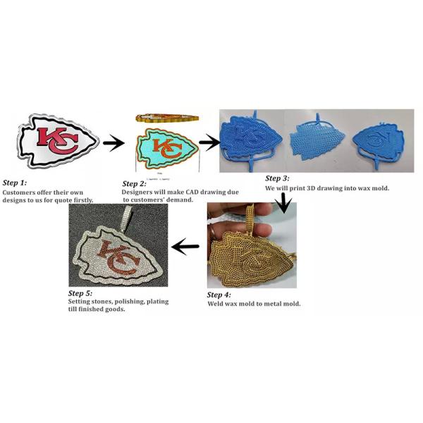 Изготовленный на заказ шкентель изображения фото Moissanite замороженный из людей тазобедренного хмеля Bling