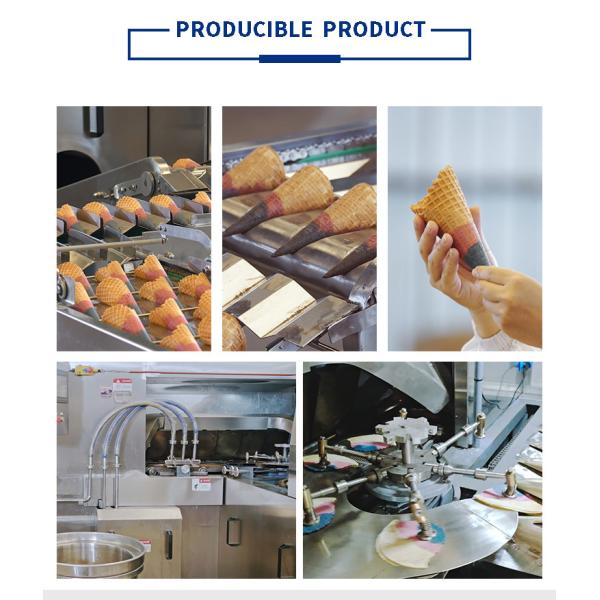 Автоматическое производственное оборудование конуса яйца, 55 частей 320*240mm печь, бросание шаблона износоустойчивое. Материал утюга