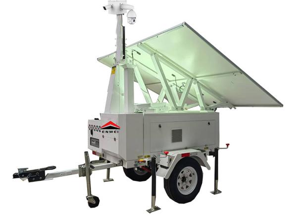 Flexible Power Supply MPPT 40A Solar Panels Cctv Trailers For Remote Management Monitoring
