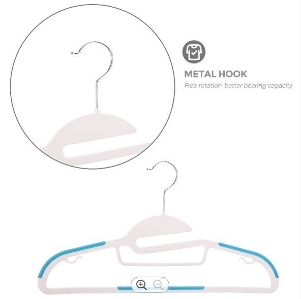 Heavy Duty Multi-functional Plastic Wet Drying Coat Suit Shirt Hangers for Cloths