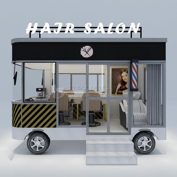 Leisure Fast Food Equipment Electric Mobile Snack Beverage Catering Van Truck Trailer Kiosk Cart