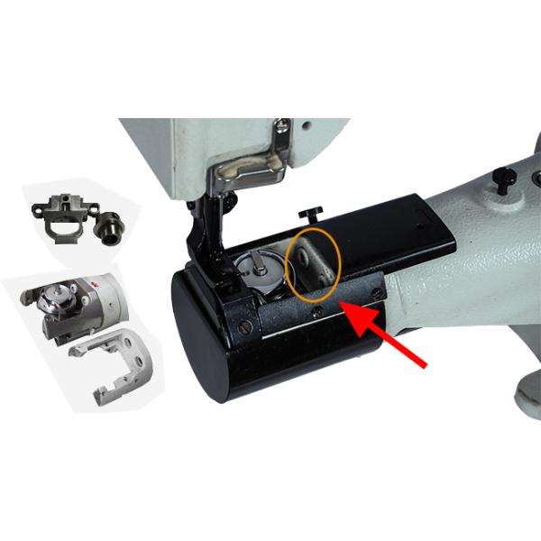 Manual Lubrication 250*110mm 6.5mm Stitch Industrial Sewing Machine