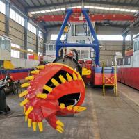 CSD Cutter Suction Dredger 20 polegadas com Rexroth sistema hidráulico e WN450 bomba de areia
