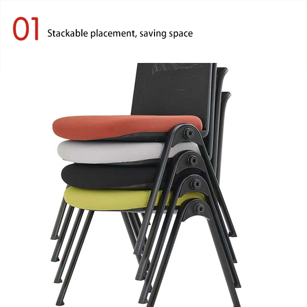 Office Meeting Room, Training Room, Plastic Chair with Small Table Board, Buckle Connection