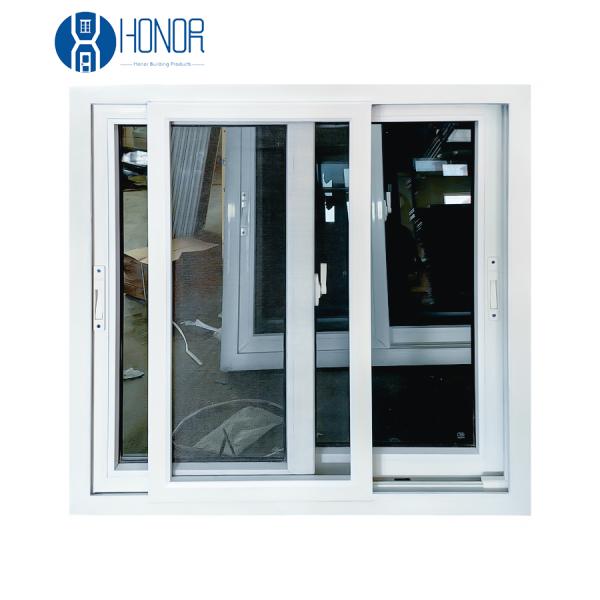 High Quality Factory Selling PVC UPVC Vinyl Tempered Glass Sliding windows Sliding Window windows